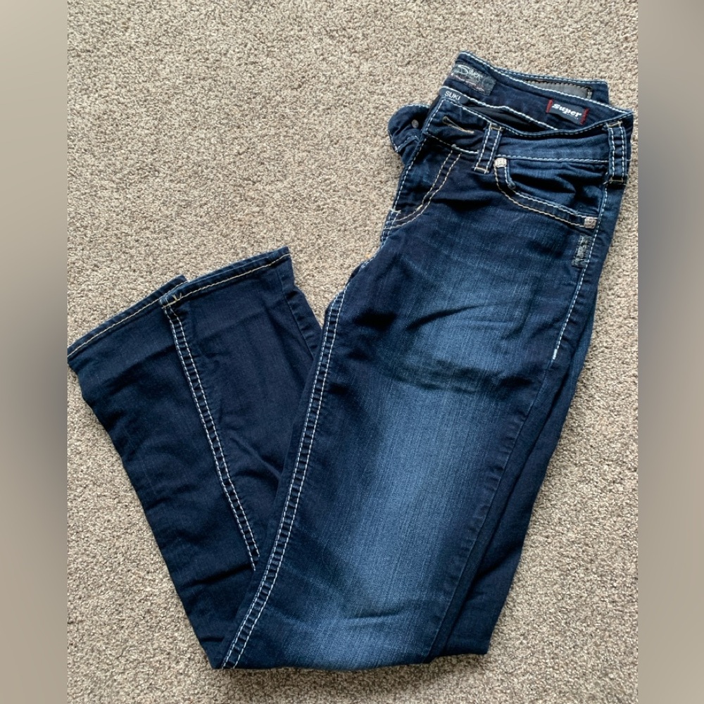 Women's Dark Blue Jeans